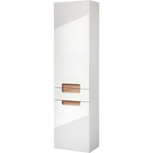 HELD MÖBEL Hochschrank »Siena«, Breite 40 cm, mit hochglänzenden Fronten in... eichegrau, weiss Größe