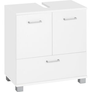 Schildmeyer Waschbeckenunterschrank »Mobes«, Breite 60 cm, Badschrank... weiss/weiss Größe