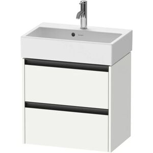 Duravit Ketho.2 Waschtischunterbau wandhängend Compact, 2 Auszüge, 58,4 cm