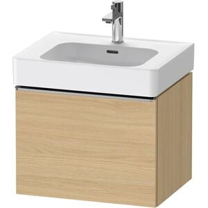 Duravit D-Neo Waschtischunterbau 58,4 x 44 cm, 1 Auszug, Griff edelstahl gebürstet