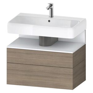 Duravit Qatego Waschtischunterschrank 79 x 59 cm, 2 Auszüge, mit LED Beleuchtung