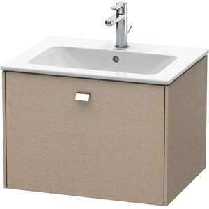 Duravit Brioso Waschtischunterbau wandhängend 62 cm, mit 1 Auszug, Griff Chrom