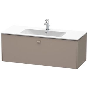 Duravit Brioso Waschtischunterbau wandhängend 122 cm, mit 1 Auszug, Griff Korpusfarbe