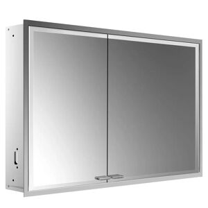 Emco asis prestige 2 LED-Lichtspiegelschrank 101,5 cm, ohne light System, breite Tür rechts