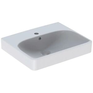 Geberit Smyle Square Handwaschbecken 50 cm, Überlauf asymetrisch