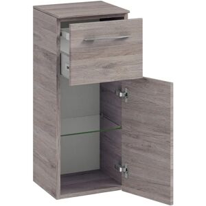 Pelipal Cassca Highboard 45 x 33 x 73 cm mit 1 Auszug, 1 Drehtür, Anschlag rechts, Griff N1, PG2