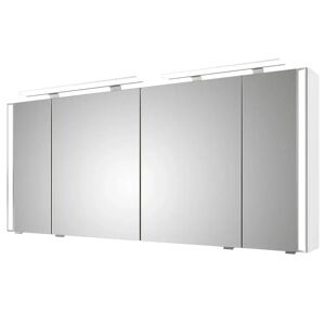 Pelipal S26 Spiegelschrank mit seitl. LED Lichtprofil 180 x 17 x 70 cm, 2 Module unten
