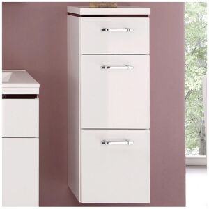 Puris Cool Line Highboard 30 x 30 x 84 cm mit 1 Schubkasten, 2 Auszügen, Griff 295