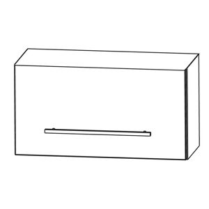 Puris b • cube Oberschrank 60 x 23 x 32 cm mit 1 Klapptür