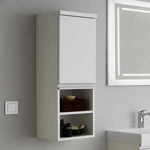 Puris c!puro Highboard 30 cm mit 1 Tür, Anschlag links, 1 offenes Fach, Griff 352