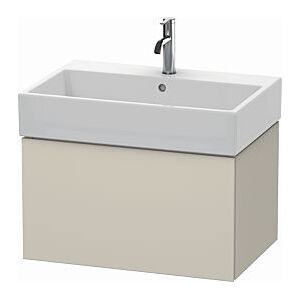 Duravit L-Cube Waschtisch-Unterschrank LC617609191 68,4 x 45,9 cm, taupe matt, 1 Auszug, wandhängend