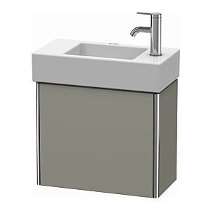 Duravit XSquare Waschtisch-Unterschrank XS4091L9292 48,4x39,7x24cm, Tür links, Steingrau seidenmatt