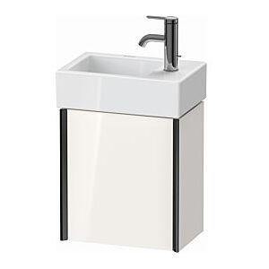 Duravit XViu Waschtisch-Unterschrank XV4230RB222 36,4 x 39,7 x 23,4 cm, rechts, weiß hochglanz, 1 Tür, schwarz matt