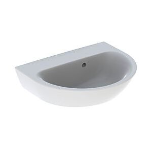 Geberit Renova Handwaschbecken 500499011 50 x 40 cm, weiß, ohne Hahnloch, mit Überlauf