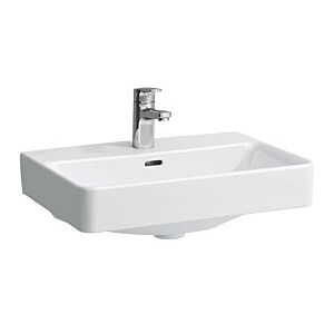 LAUFEN Pro S Compact Waschtisch 8189580001421 55 x 38 cm, weiß, ohne Hahnloch und Überlauf