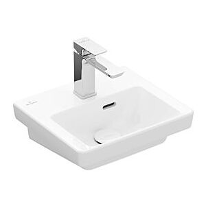 Villeroy und Boch Subway 3.0 Handwaschbecken 43703801 37x30,5cm, mit Hahnloch/ohne Überlauf, weiß