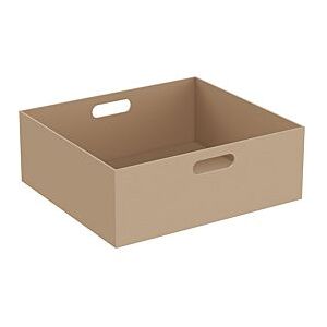 Vitra Equal Leder-Box 64114 45 x 40 x 16 cm, 2 Grifflöcher, beige