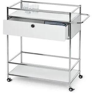 Barwagen Metall »CN3« mit Schublade - Tchibo - Weiss Aluminium Matt  unisex