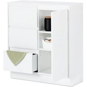 Bad-Sideboard - Tchibo - Weiss Holz   unisex