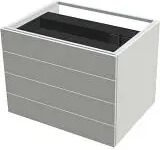 Alape A system init Möbelmodul MB.H6.800.6D wandhängend 80 x 60 cm  B: 80 T: 60 H: 60 cm weiß hochglanz (lack) 8868500660