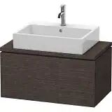 Duravit L-Cube Waschtischunterbau 82 x 40 cm mit 1 Auszug für Konsole Compact  B: 82 T: 47,7 H: 40 cm eiche dunkel gebürstet (echtholzfurnier)