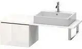 Duravit L-Cube Unterschrank 52 x 40 cm mit 1 Auszug für Konsole Compact  B: 52 T: 47,7 H: 40 cm weiß hochglanz (lack) LC582208585