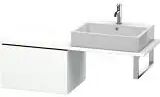 Duravit L-Cube Unterschrank 62 x 40 cm mit 1 Auszug für Konsole Compact  B: 62 T: 47,7 H: 40 cm eiche schwarz (dekor) LC582301616