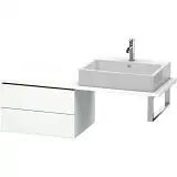 Duravit L-Cube Unterschrank 62 x 40 cm mit 2 Schubkästen für Konsole Compact  B: 62 T: 47,7 H: 40 cm eiche natur (dekor) LC582803030