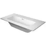 Duravit ME by Starck Möbelwaschtisch Compact ohne Hahnloch 83 x 40 cm  B: 83 T: 40 cm weiß mit wondergliss 23428300601