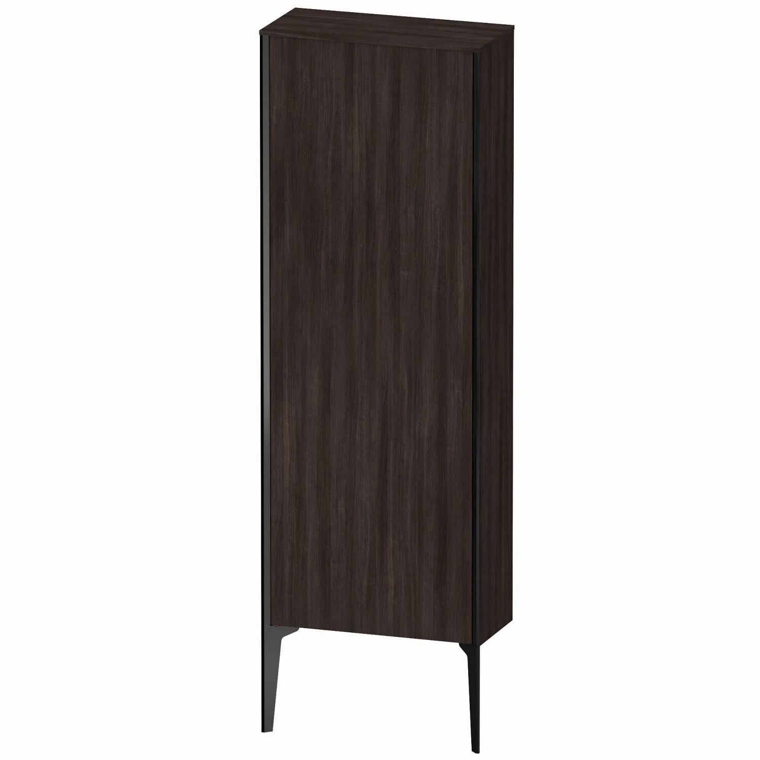 Duravit XViu Halbhochschrank stehend 50 x 133 cm, 1 Tür Anschlag links   kastanie dunkel (dekor) XV1316LB253