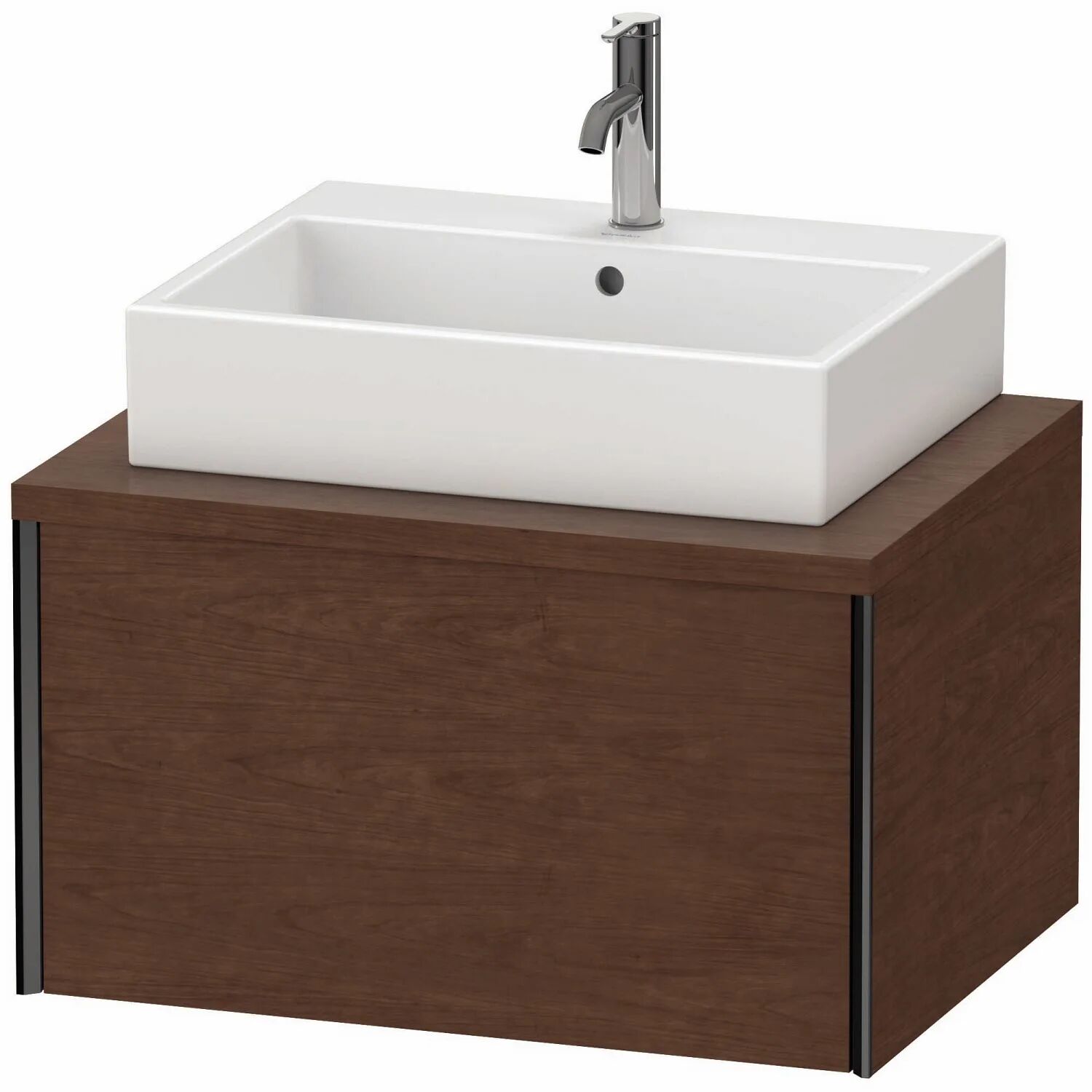 Duravit XViu Waschtischunterbau für Konsole 73,2 x 40 cm, mit 1 Auszug   amerikan. nussbaum (echtholzfurnier) XV59110B213