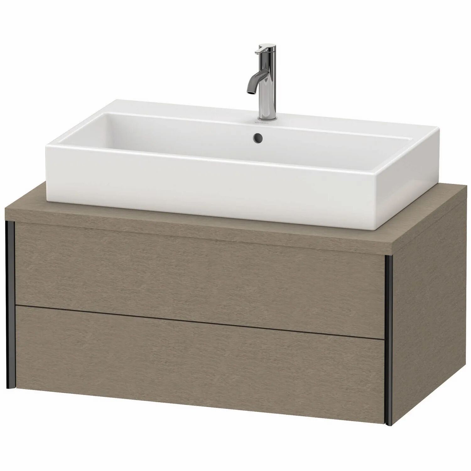 Duravit XViu Waschtischunterbau für Konsole 90 x 40 cm, mit 2 Schubkästen   eiche kaschmir (echtholzfurnier) XV59180B211