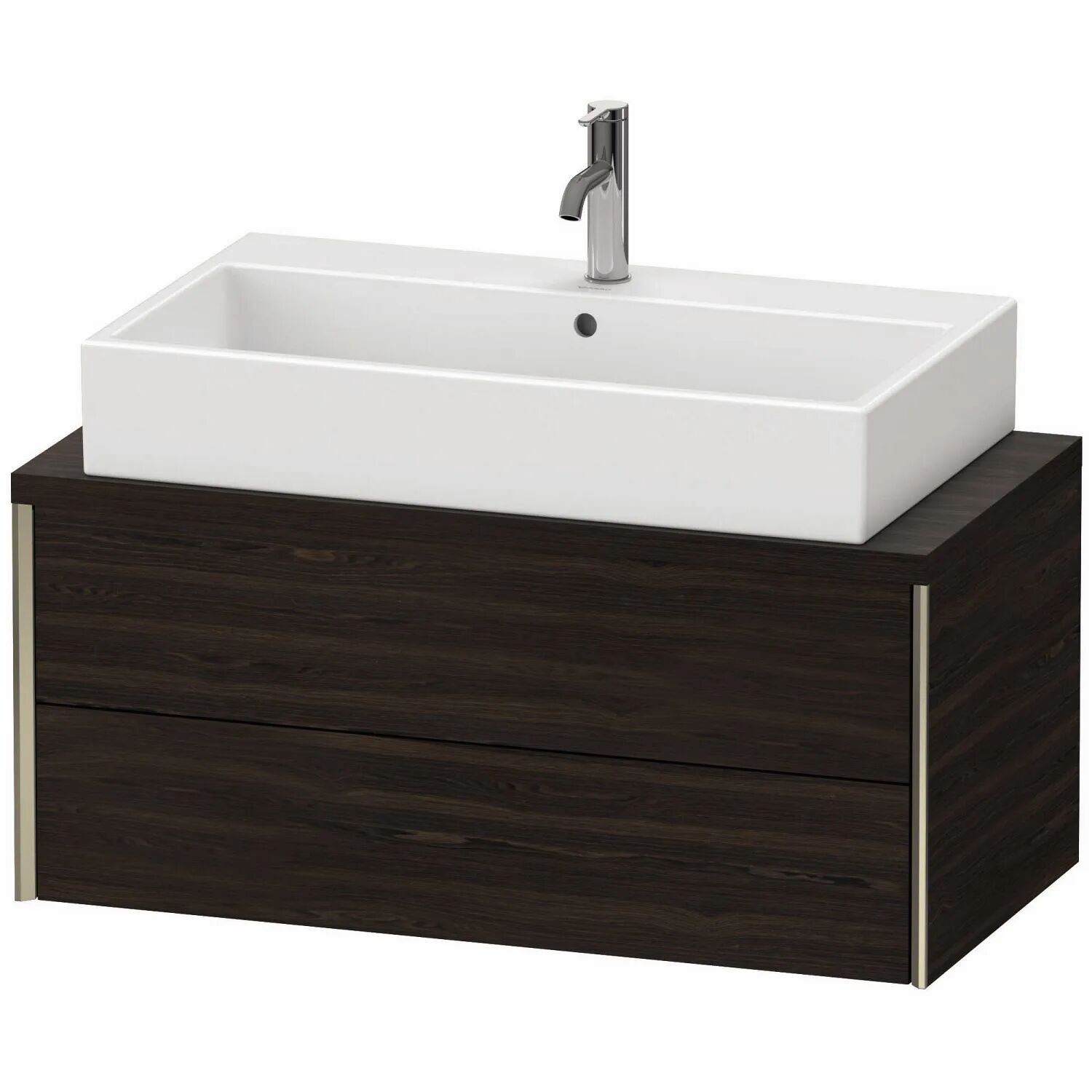 Duravit XViu Waschtischunterbau für Konsole Compact 90 x 40 cm, mit 2 Schubkästen   nussbaum gebürstet (echtholzfurnier) XV59080B169