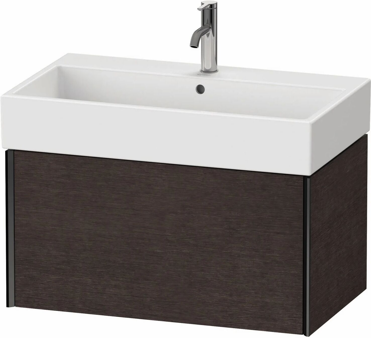 Duravit XViu Waschtischunterbau 78,4 cm, 1 Auszug, wandhängend   eiche dunkel gebürstet (echtholzfurnier) XV42360B272