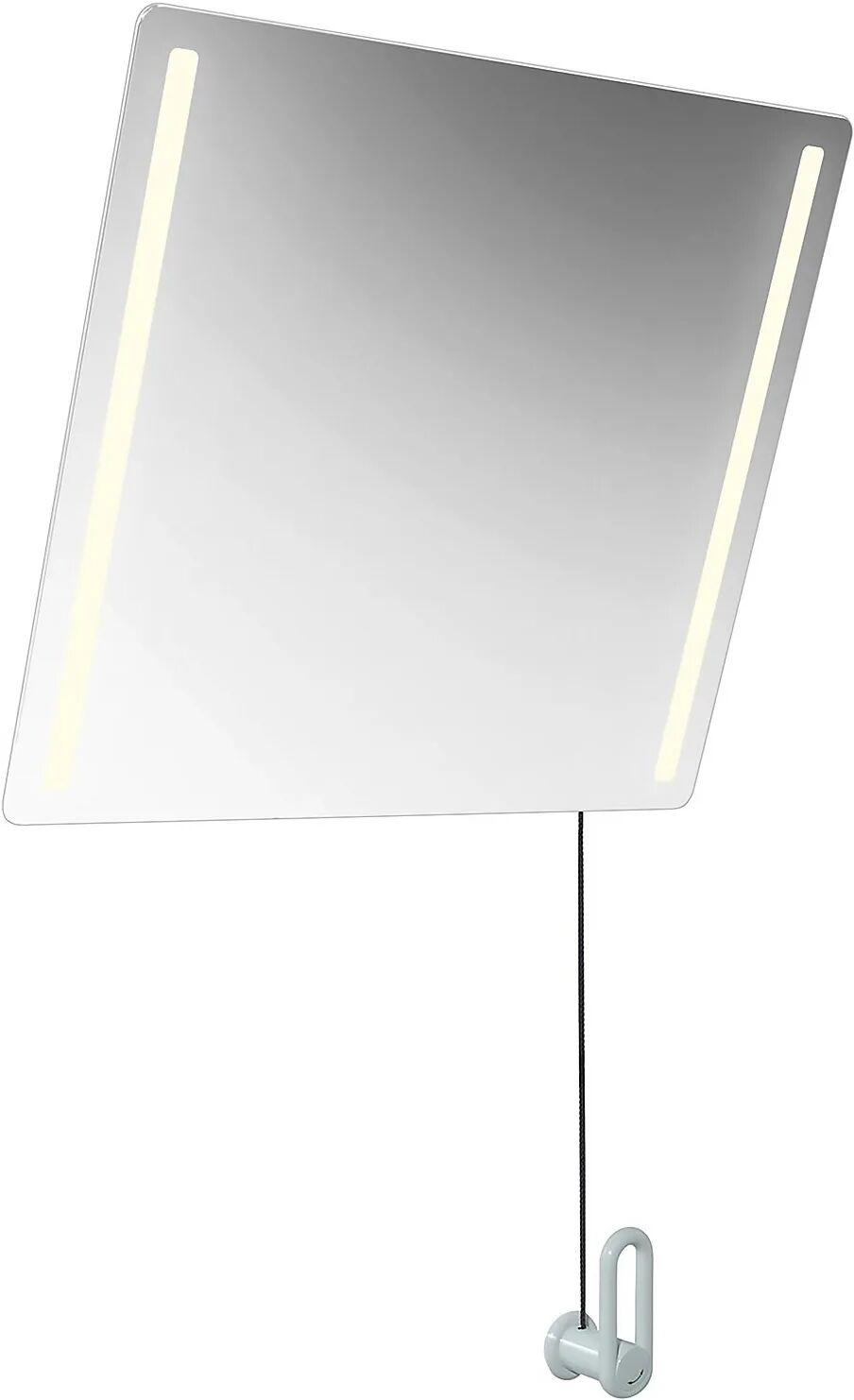 HEWI LED Kippspiegel basic  B: 60 H: 54 T: 0,6 cm reinweiß 801.01.400 99