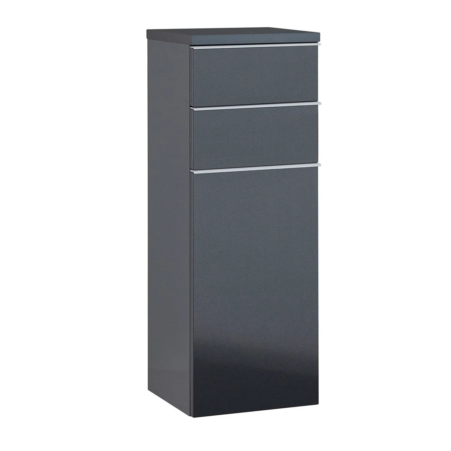 Megabad Profi Collection Architekt 100A Halbhochschrank 35 x 96 cm Architekt 100A B: 35 T: 32 H: 96 cm weiß hochglanz AMBH323509608RWED