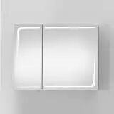 Pelipal Serie 7005 (Solitaire) Spiegelschrank 80 x 17 x 70 cm, mit Waschplatzbeleuchtung und LED Beleuchtung in den Türen Serie 7005 (Solitaire)
