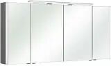 Pelipal S10 Spiegelschrank 152 x 17 x 70 cm mit Leuchtentyp I  B: 152 T: 17 H: 70 cm metall nachbildung S10-SPS28-I-37