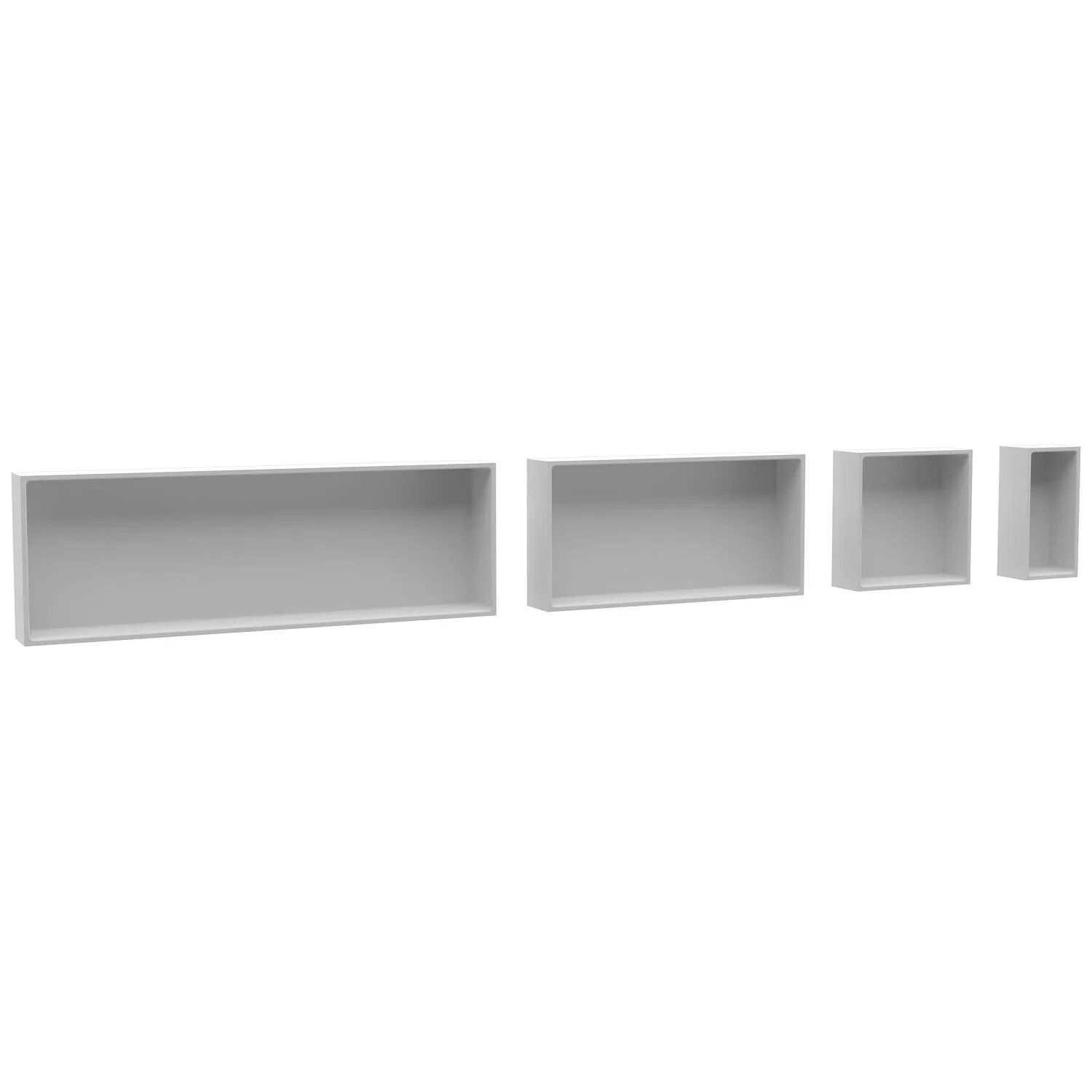 Riho Alcove Ablageboard 30 x 15 x 10 Alcove L: 30 B: 15 H: 10 weiß matt AS10005