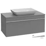 Villeroy & Boch Venticello Waschtischunterschrank 75,7 cm für Aufsatzbecken mittig  B: 75,7 T: 50,2 H: 43,6 cm ulme impresso A94501PN