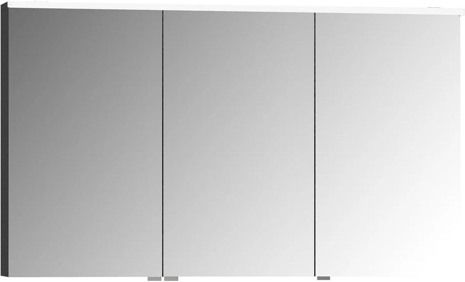 VitrA Integra LED-Spiegelschrank 120 cm  B: 120 T: 16,5 H: 70 cm anthrazit hochglanz dekor 62079