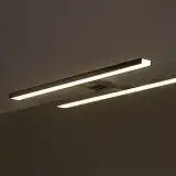 Zierath Omit LED-Klemmleuchte für Spiegelmontage 40 x 2 x 13,3 cm Omit B: 40 T: 2 H: 13,3 cm zur Spiegelmontage LOM0400CR
