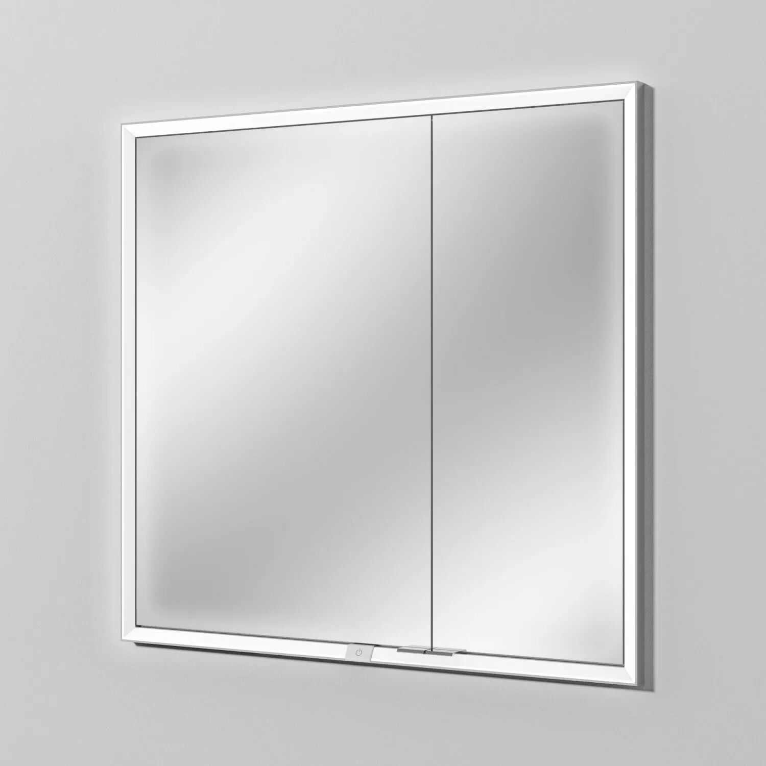 Sanipa Reflection Spiegelschrank WILMA-WIM 80 cm  mit 2 Türen Reflection B: 80 T: 16,8 H: 75 cm verspiegelt AU0426L
