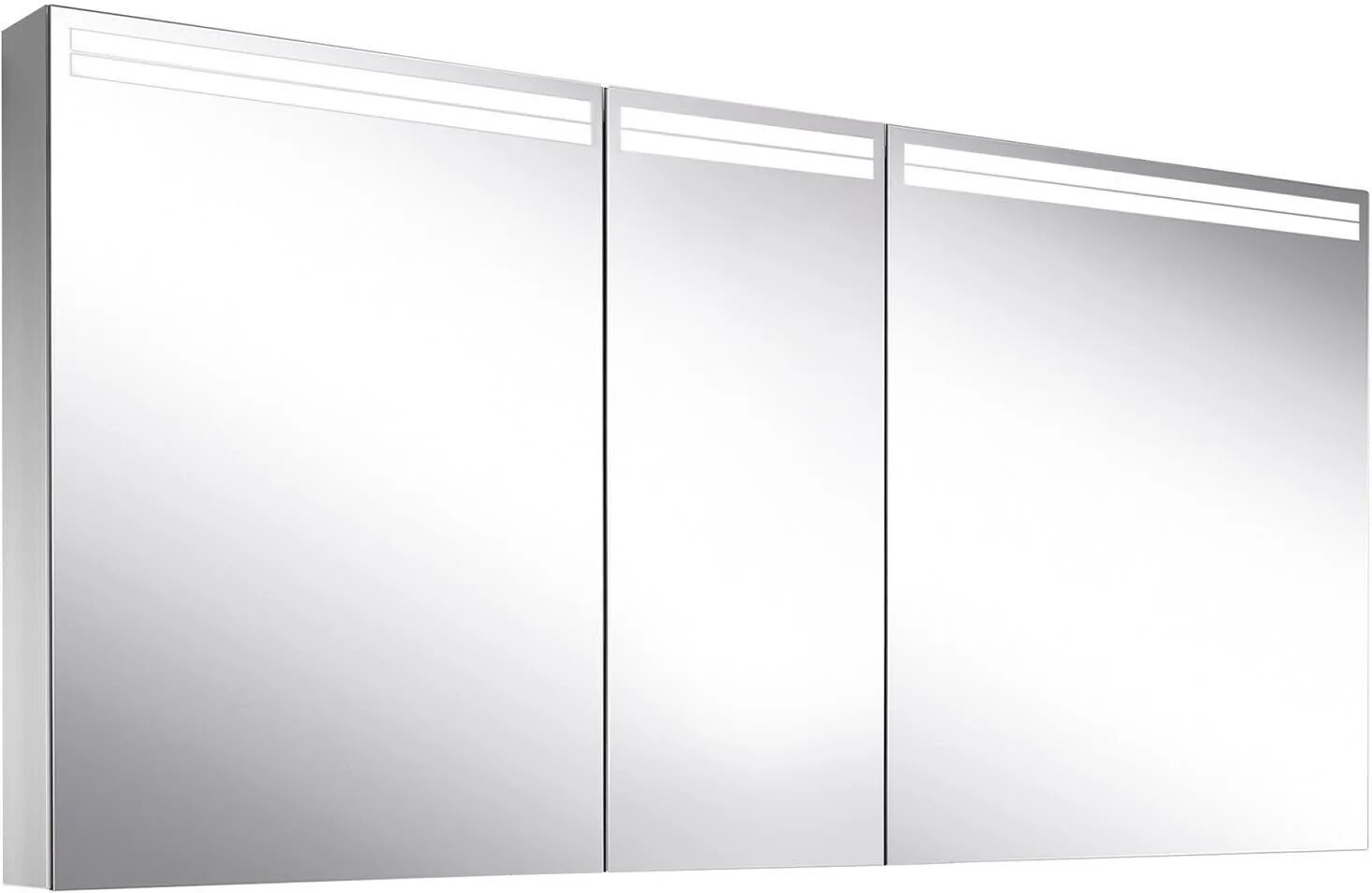 Schneider Aranga Line TW LED Spiegelschrank, ARA 150/3/TW, 150 x 70 cm Aranga Line TW B: 150 H: 70 T: 12 cm aluminium eloxiert 160.550.02.50