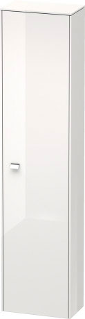 Duravit Brioso Hochschrank BR1320R1022 420x1770x240mm, Weiß Hochgl., Tür r., Griff Chrom