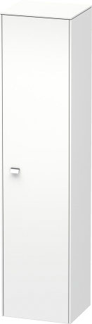 Duravit Brioso Hochschrank BR1330R1018 420x1770x360mm, Weiß Matt, Tür rechts, Griff Chrom