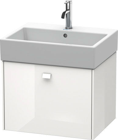 Duravit Brioso Waschtischunterbau BR405302222 584x459mm, Weiß Hochglanz, 1 Auszug