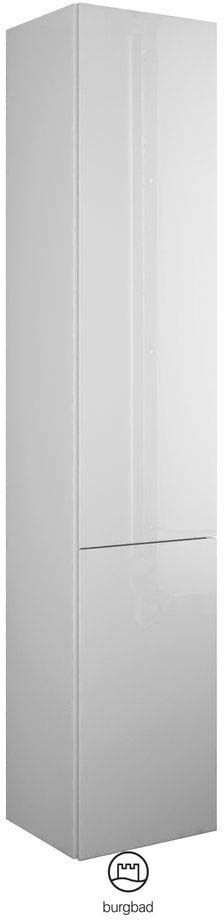 Burgbad Yumo Hochschrank HSKE035LF3193 176x32x35cm, 2 Türen, links, Weiß Hochglanz