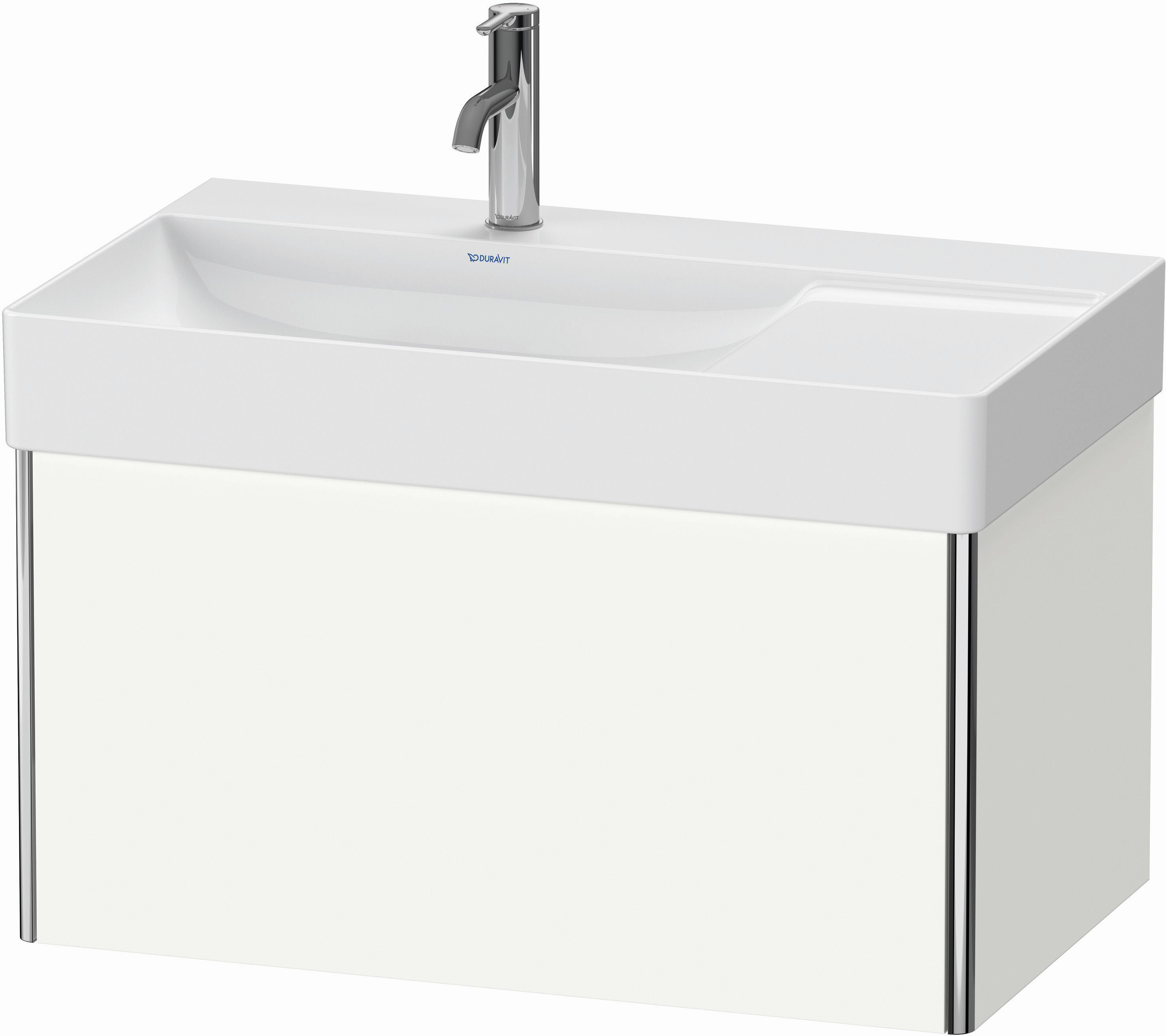 Duravit XSquare Waschtisch-Unterschrank XS406203636 78,4x39,7x46cm, 1 Auszug, weiß seidenmatt