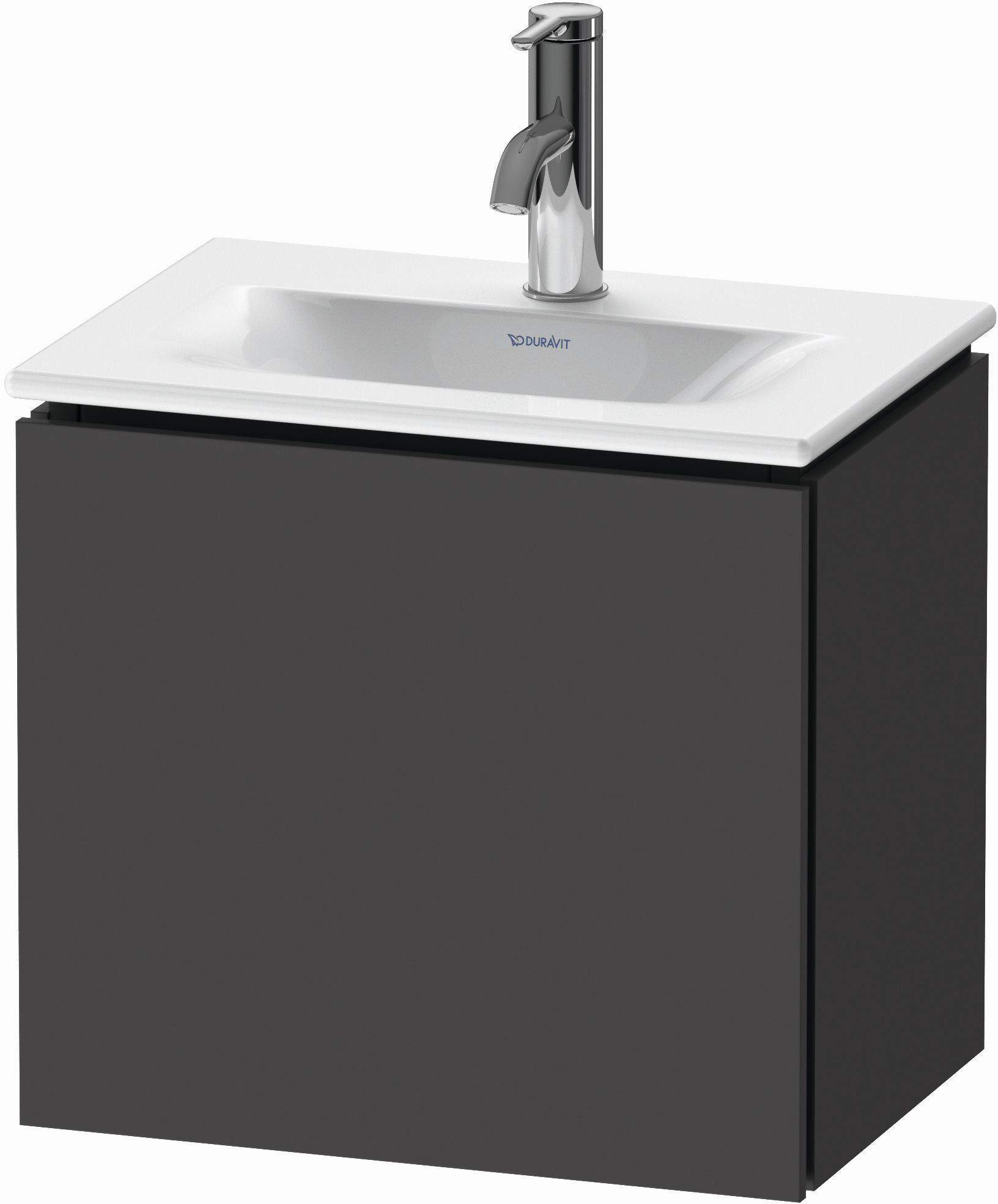 Duravit L-Cube Waschtisch-Unterschrank LC6133L4949 44x31,1x40cm, wandhängend, Tür links, graphit matt